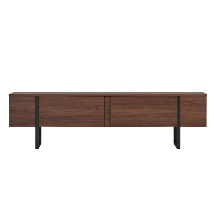 Nordure Soporte para TV Milano Nogal y Negro